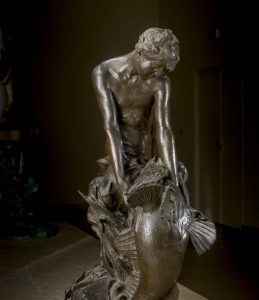 Robie retirant le poisson de l'eau - Soissons